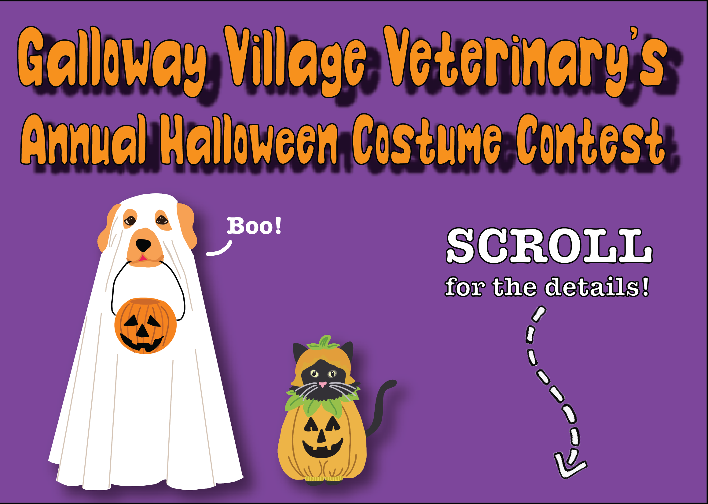 Galloway Village Veterinary's Annual Halloween Costume Contest