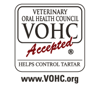 Veterinary Oral Health Council seal of approval for dental food, treats, and chews.